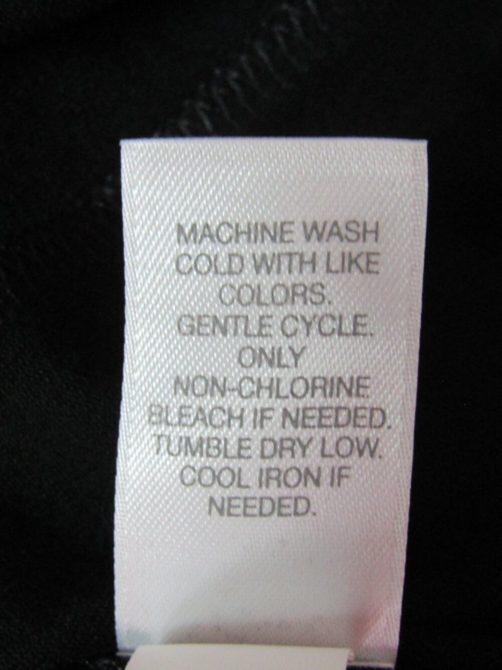 J Jill Wearever Black Midi Shift Dress Womens L Long Sleeve Minimalist Modest - Picture 7 of 8